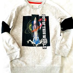 Used Kids Sweat Shirt light Grey